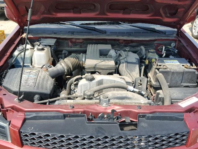 1GCDSCDEXA8104632 - 2010 CHEVROLET COLORADO L RED photo 7