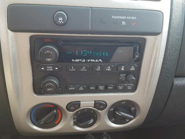 1GCDSCDEXA8104632 - 2010 CHEVROLET COLORADO L RED photo 9