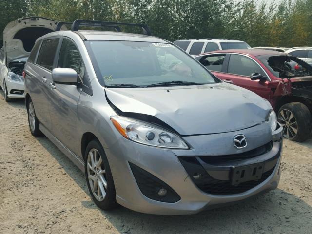 JM1CW2DLXC0101630 - 2012 MAZDA 5 SILVER photo 1