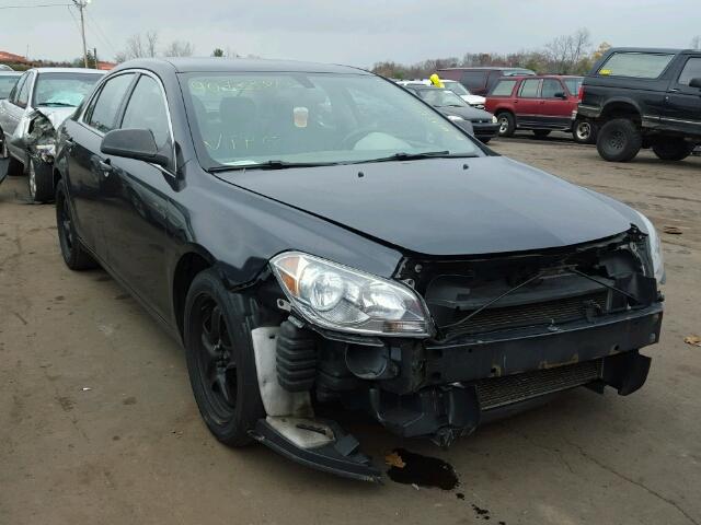 1G1ZA5EB9AF185362 - 2010 CHEVROLET MALIBU LS BLACK photo 1