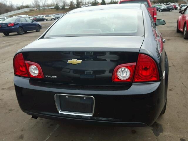 1G1ZA5EB9AF185362 - 2010 CHEVROLET MALIBU LS BLACK photo 10