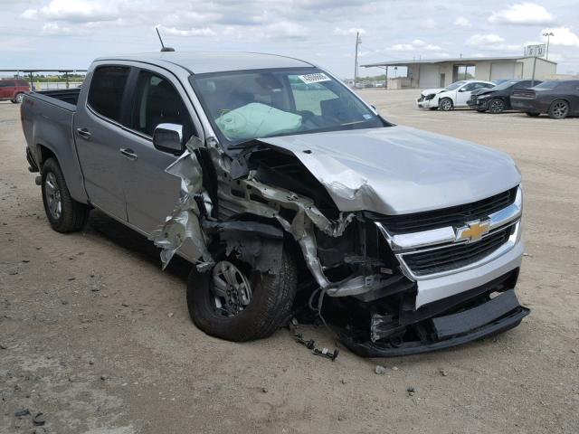 1GCPTCE13J1140502 - 2018 CHEVROLET COLORADO L SILVER photo 1