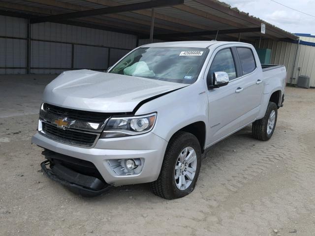 1GCPTCE13J1140502 - 2018 CHEVROLET COLORADO L SILVER photo 2