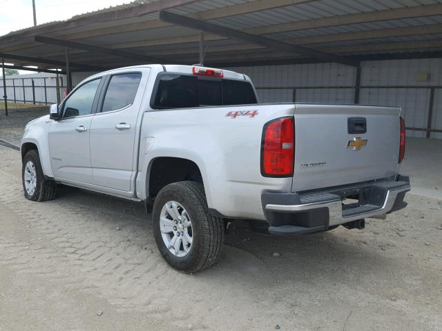 1GCPTCE13J1140502 - 2018 CHEVROLET COLORADO L SILVER photo 3
