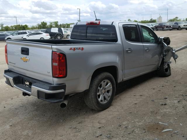 1GCPTCE13J1140502 - 2018 CHEVROLET COLORADO L SILVER photo 4