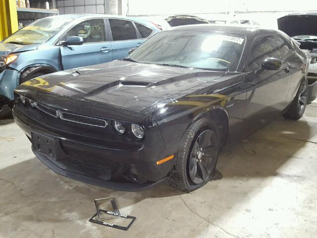 2C3CDZAG7FH758363 - 2015 DODGE CHALLENGER BLACK photo 2