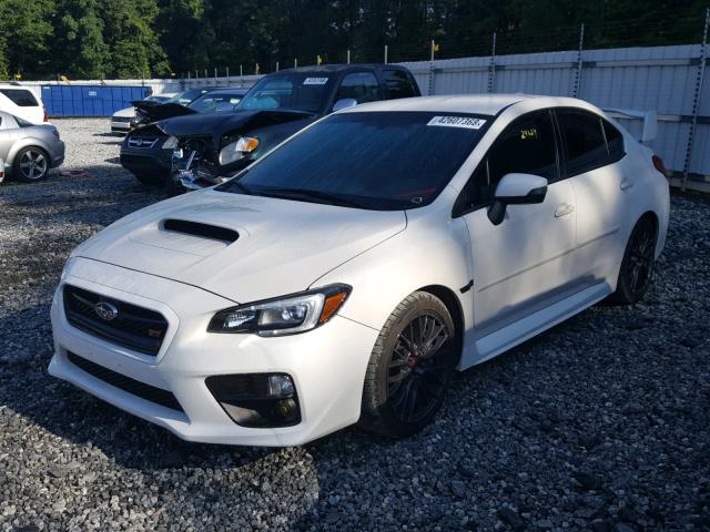 JF1VA2M63G9834031 - 2016 SUBARU WRX STI WHITE photo 2