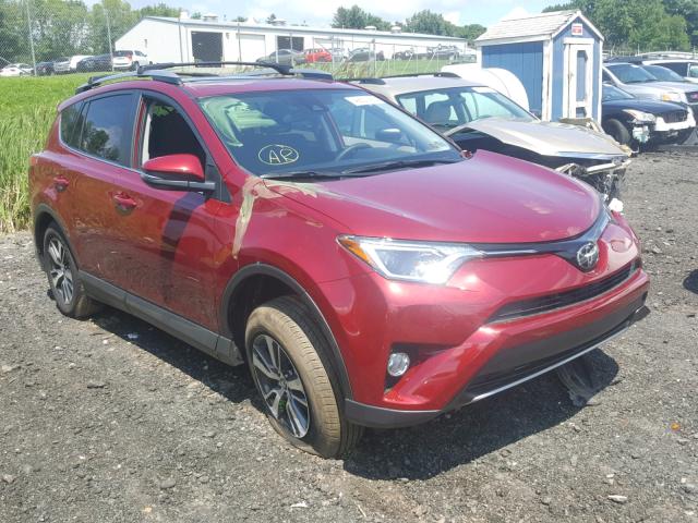 JTMRFREV8JD223203 - 2018 TOYOTA RAV4 ADVEN RED photo 1