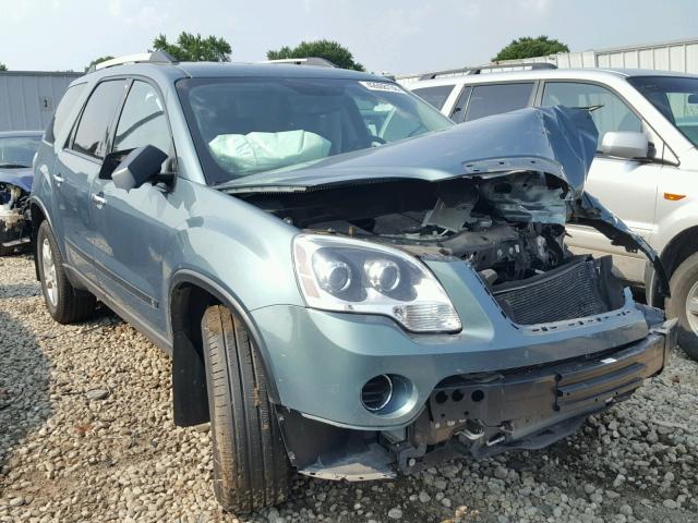 1GKLRKED2AJ132221 - 2010 GMC ACADIA SL GREEN photo 1