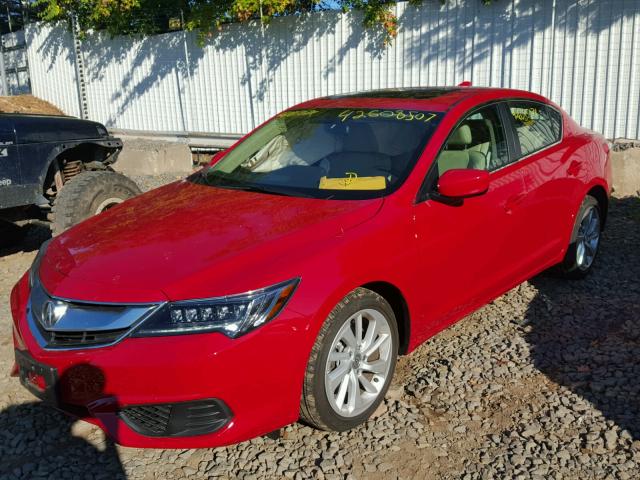 19UDE2F31HA006929 - 2017 ACURA ILX BASE RED photo 2