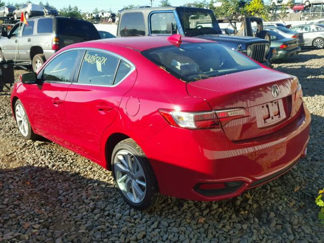 19UDE2F31HA006929 - 2017 ACURA ILX BASE RED photo 3