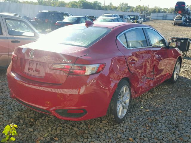 19UDE2F31HA006929 - 2017 ACURA ILX BASE RED photo 4