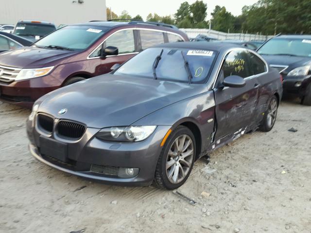 WBAWC73568E065075 - 2008 BMW 335 XI GRAY photo 2