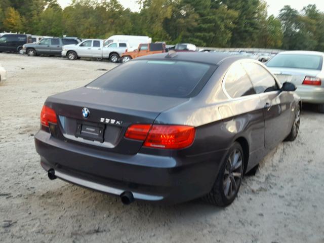 WBAWC73568E065075 - 2008 BMW 335 XI GRAY photo 4