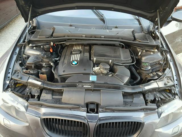 WBAWC73568E065075 - 2008 BMW 335 XI GRAY photo 7