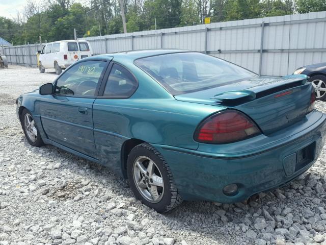 1G2NW12EXXM887942 - 1999 PONTIAC GRANDAM GT GREEN photo 3