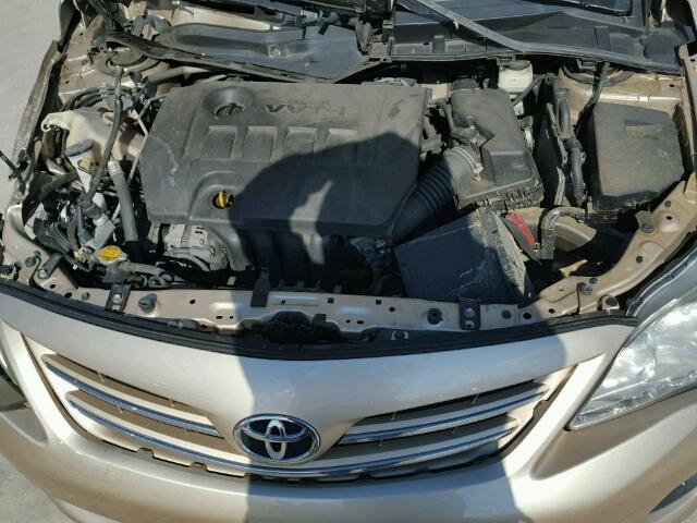 5YFBU4EE3DP093889 - 2013 TOYOTA COROLLA BA GOLD photo 7