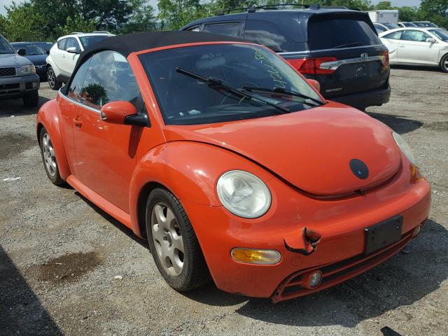 3VWCD21Y33M326486 - 2003 VOLKSWAGEN NEW BEETLE ნარინჯისფერი ფოტო 1