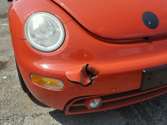 3VWCD21Y33M326486 - 2003 VOLKSWAGEN NEW BEETLE ნარინჯისფერი ფოტო 9