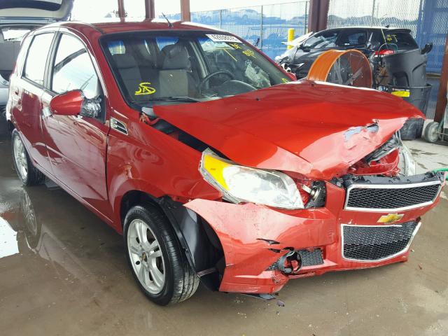 KL1TD6DE8BB118922 - 2011 CHEVROLET AVEO LS RED photo 1
