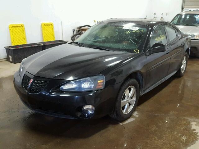 2G2WP582881169373 - 2008 PONTIAC GRAND PRIX BLACK photo 2