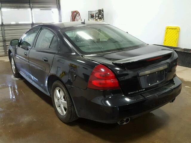 2G2WP582881169373 - 2008 PONTIAC GRAND PRIX BLACK photo 3