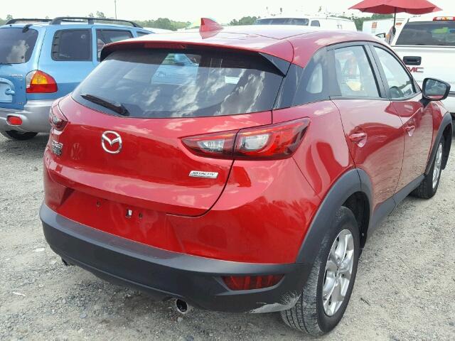 JM1DKDB75H0171884 - 2017 MAZDA CX-3 SPORT RED photo 4