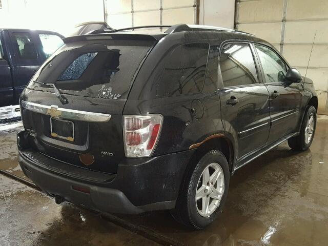 2CNDL73F856055484 - 2005 CHEVROLET EQUINOX LT BLACK photo 4