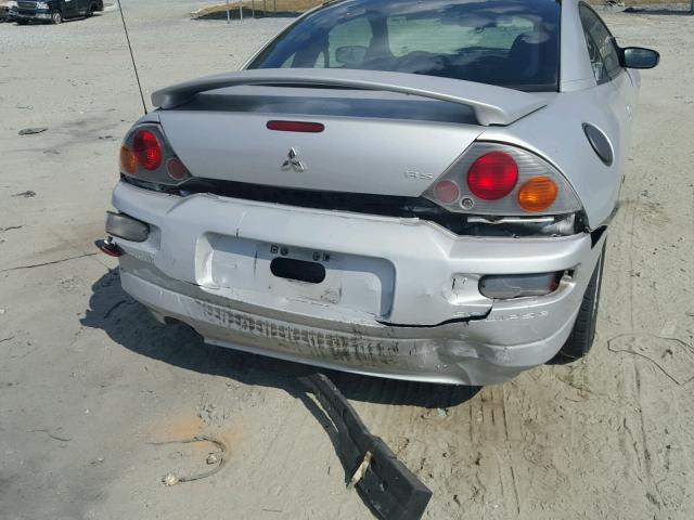 4A3AC34GX3E009989 - 2003 MITSUBISHI ECLIPSE RS SILVER photo 9