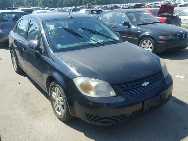 1G1AL54F457541762 - 2005 CHEVROLET COBALT LS BLACK photo 1