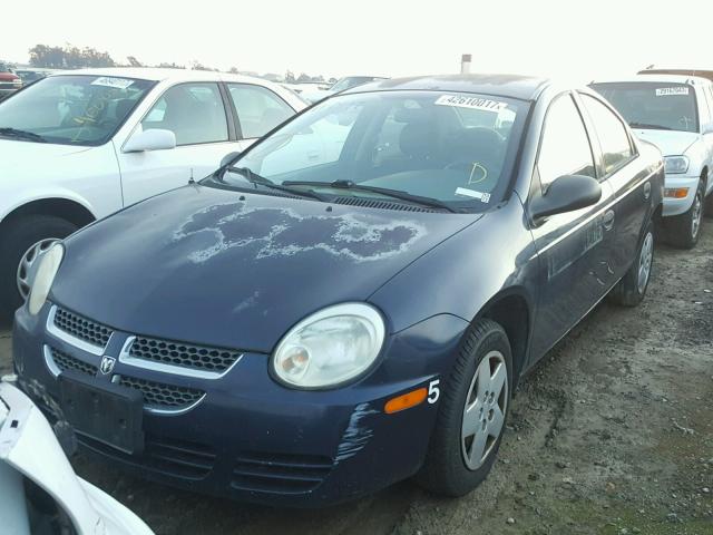 1B3ES26C34D523672 - 2004 DODGE NEON BASE BLUE photo 2