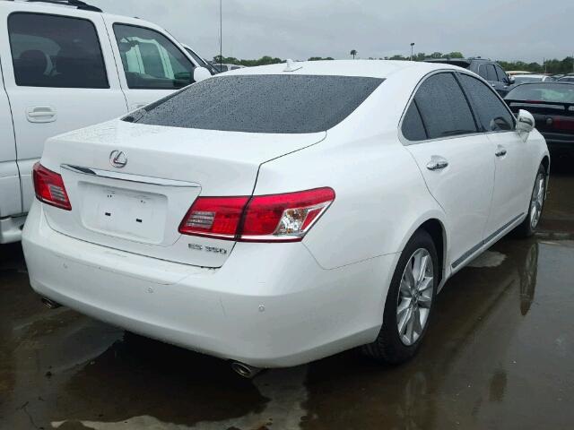 JTHBK1EG7C2479264 - 2012 LEXUS ES WHITE photo 4