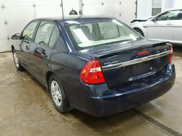 1G1ZS51F76F288678 - 2006 CHEVROLET MALIBU LS BLUE photo 3