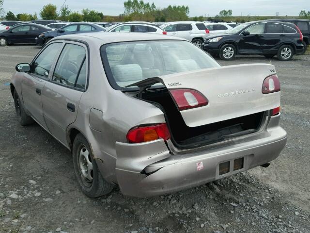 2T1BR12E9WC723700 - 1998 TOYOTA COROLLA VE BEIGE photo 3