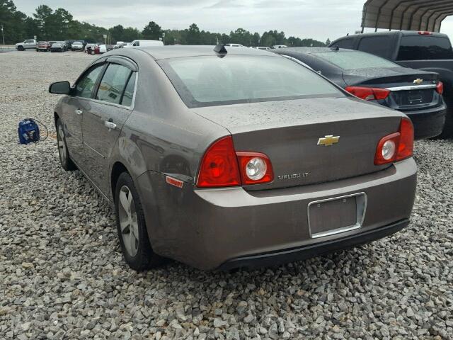 1G1ZC5E05CF134386 - 2012 CHEVROLET MALIBU 1LT BROWN photo 3