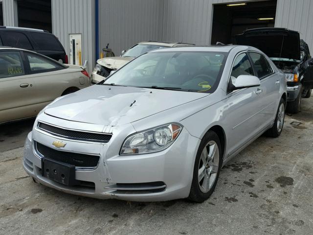 1G1ZH57B29F106148 - 2009 CHEVROLET MALIBU 1LT ვერცხლისფერი ფოტო 2