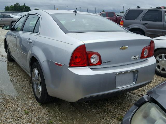 1G1ZH57B29F106148 - 2009 CHEVROLET MALIBU 1LT ვერცხლისფერი ფოტო 3