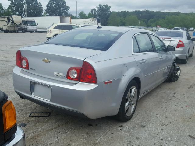 1G1ZH57B29F106148 - 2009 CHEVROLET MALIBU 1LT ვერცხლისფერი ფოტო 4