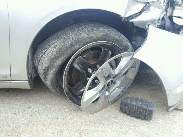 1G1ZH57B29F106148 - 2009 CHEVROLET MALIBU 1LT ვერცხლისფერი ფოტო 9