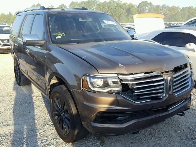 5LMJJ2HT9FEJ12506 - 2015 LINCOLN NAVIGATOR BROWN photo 1