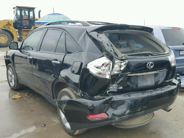 2T2GK31U08C056898 - 2008 LEXUS RX BLACK photo 3