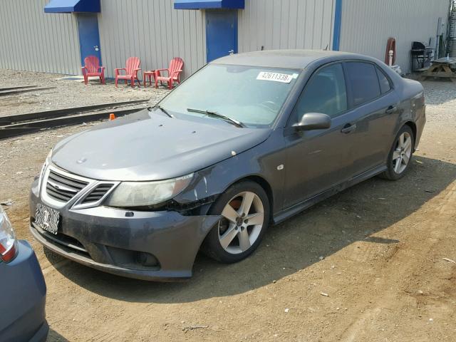 YS3FB49Y791003661 - 2009 SAAB 9-3 2.0T GRAY photo 2