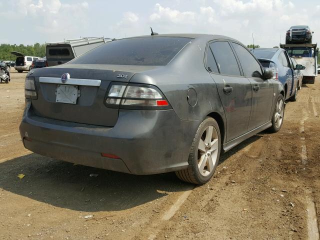 YS3FB49Y791003661 - 2009 SAAB 9-3 2.0T GRAY photo 4