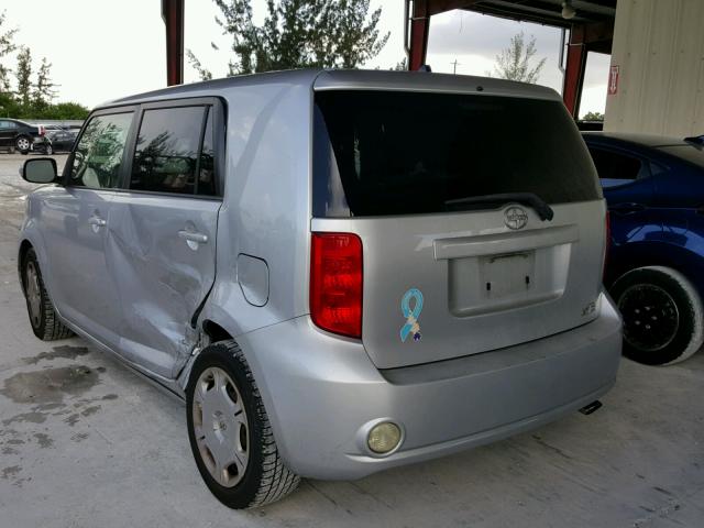 JTLKE50E881010059 - 2008 TOYOTA SCION XB Күміс фото 3