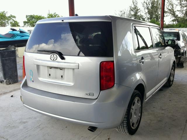JTLKE50E881010059 - 2008 TOYOTA SCION XB Күміс фото 4
