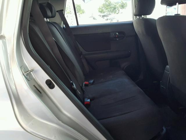 JTLKE50E881010059 - 2008 TOYOTA SCION XB Күміс фото 6