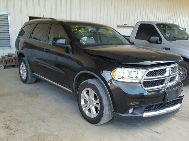 1C4RDHAG4CC173139 - 2012 DODGE DURANGO BLACK photo 1