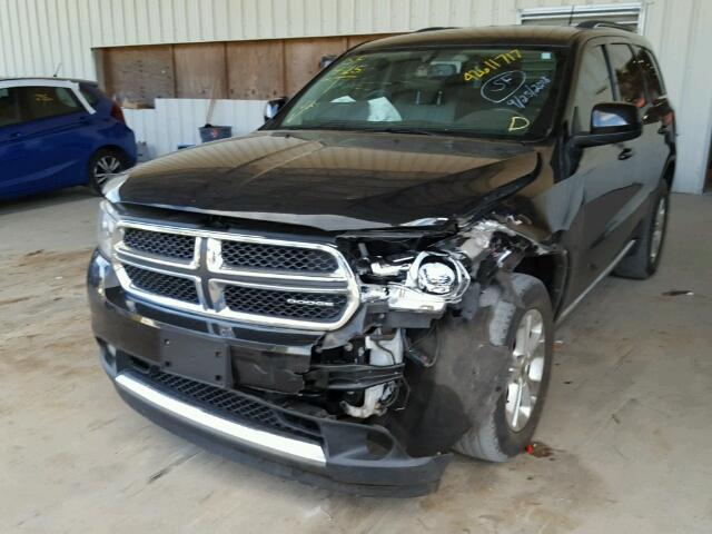 1C4RDHAG4CC173139 - 2012 DODGE DURANGO BLACK photo 2