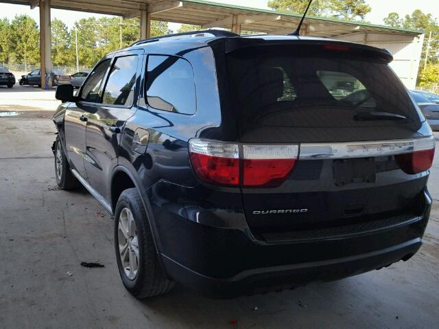 1C4RDHAG4CC173139 - 2012 DODGE DURANGO BLACK photo 3