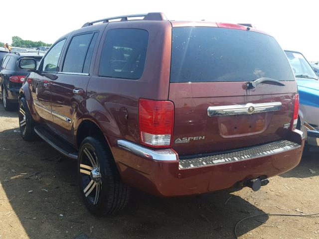 1A8HW58287F572065 - 2007 CHRYSLER ASPEN 勃艮第红 照片 3